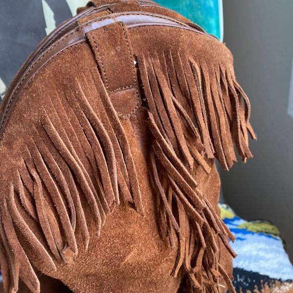 Genuine Leather Fringe Boots by Leather Craft - Picture 2 of 10